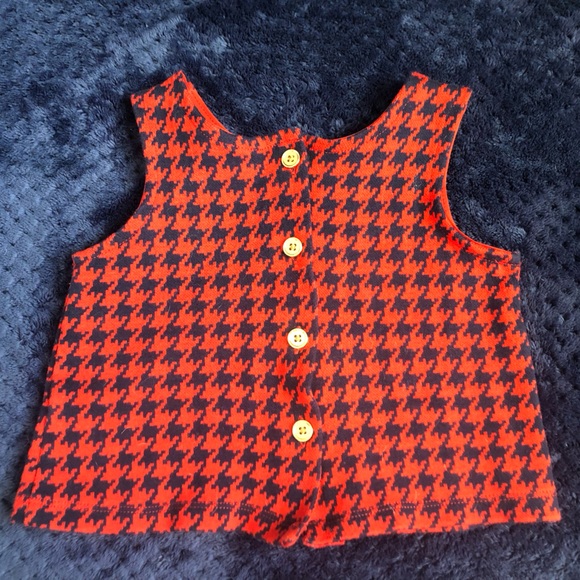 Janie and jack Houndstooth top - Picture 2 of 4